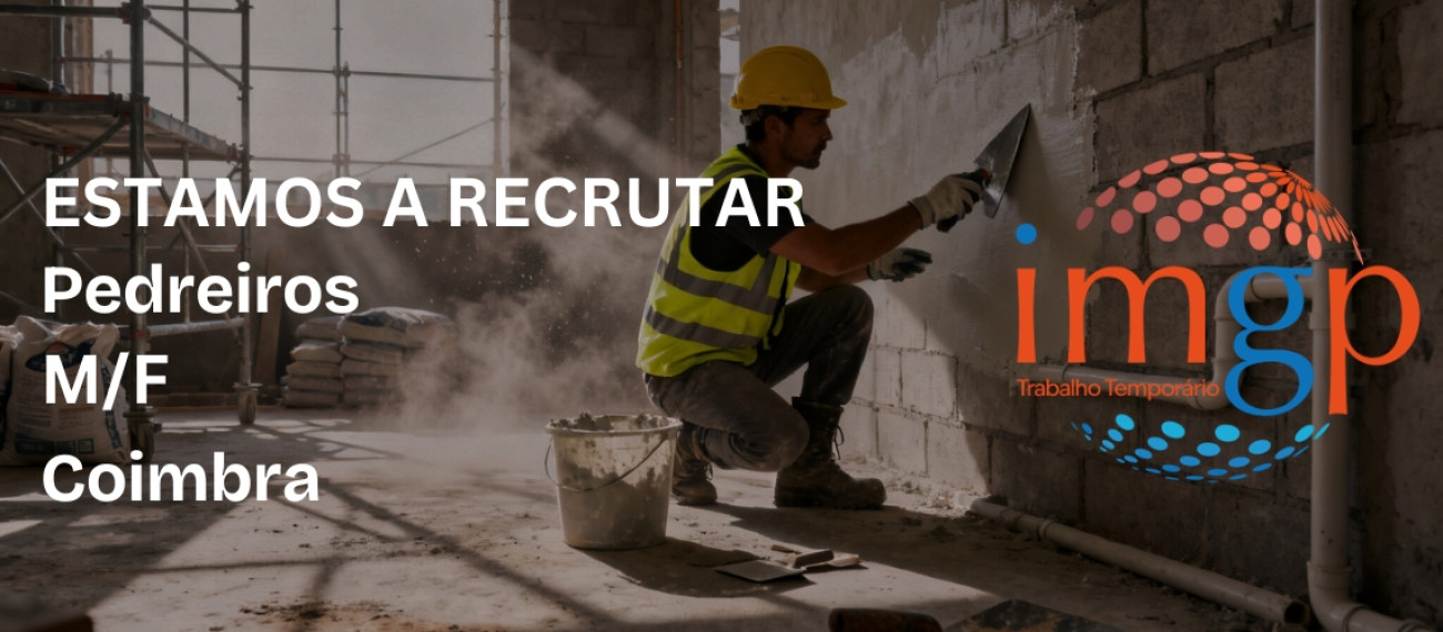Pedreiros (M/F) — Coimbra